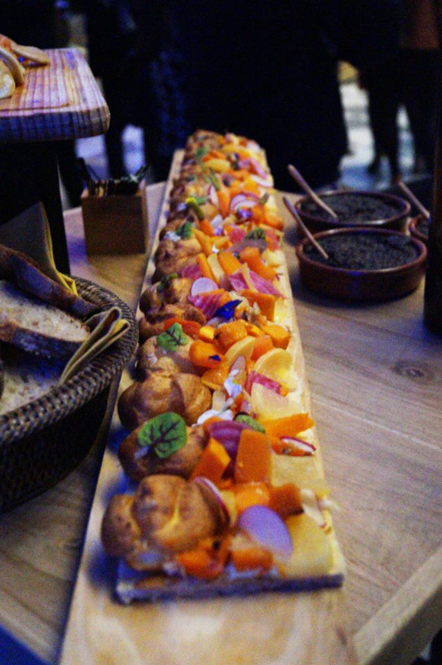 Tarte aux légumes de saison Les 2 coudes sur la table à Bordeaux Convention