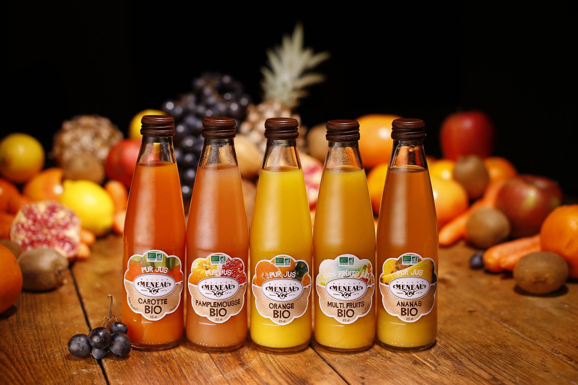 Jus de fruits Bio Maison Meneau